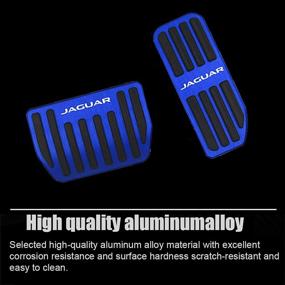img 1 attached to Aluminium Alloy Gas Accelerator Pedal Covers Interior Accessories and Pedals & Pedal Accessories