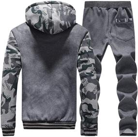 img 3 attached to Stay ahead of the pack with MANTORS Tracksuit: Darkgray Men's Running Activewear
