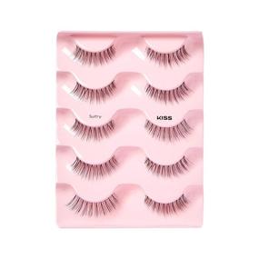 img 2 attached to 👁️ Get the Perfect Sultry Look with KISS Looks So Natural False Eyelashes Multipack - Lightweight, Comfortable, and Reusable | Cruelty-Free and Contact Lens Friendly | 5 Pairs of Natural-Looking, Tapered End Technology