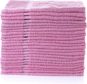 img 4 attached to 🌸 79197 Simpli-Magic Cotton Hand Towels Set, 12 Pack, 16” x 27”, Pink