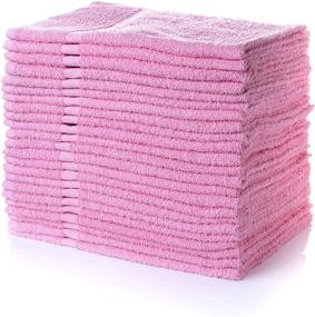 img 3 attached to 🌸 79197 Simpli-Magic Cotton Hand Towels Set, 12 Pack, 16” x 27”, Pink