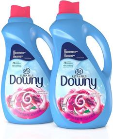 img 4 attached to Downy Ultra Plus Liquid Laundry Fabric Softener, Refreshing April Fresh Scent, 152 Total Loads (Pack of 2)