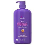 aussie total miracle shampoo, 30.4 fl oz, pack of 4 logo