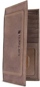 img 3 attached to 👝 Durable Carhartt Leather Wallet with Eye-Catching Contrasting Stitching