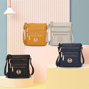 img 3 attached to 👜 MKF Collection Crossbody Bag for Women - Stylish Handbags & Wallets for Shoulder