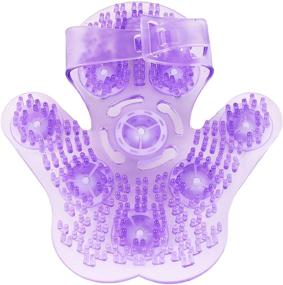 img 3 attached to 🤲 Ultimate Stress Relief with the ThunderStar Hand-held Palm Massage Glove: 360 Degree Stainless Steel Metal Rolling Ball for the Best Cellulite Treatment and Relaxation Therapy (Purple)