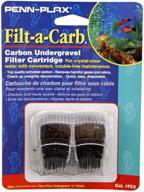 🐠 penn-plax filt-a-carb replacement activated carbon cartridges (2 pack) - enhancing chemical filtration in freshwater and saltwater aquariums logo