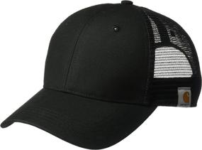 img 4 attached to Carhartt Men's Black Rugged Professional Cap - One Size Fits All