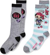 surprise girls pack knee socks logo