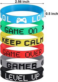 img 3 attached to Bracelets Wristbands Supplies Silicone Birthday Event & Party Supplies