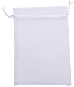 img 3 attached to 🎁 KUPOO 50PCS 8x12 Inch Organza Drawstring Gift Bag Pouch Wrap - Perfect for Party, Game, Wedding