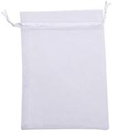 🎁 kupoo 50pcs 8x12 inch organza drawstring gift bag pouch wrap - perfect for party, game, wedding logo