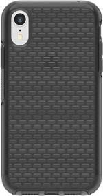 img 3 attached to Stylish and Protective: OtterBox Clear Pattern Design Case for iPhone XR in Fog Black