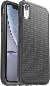 img 4 attached to Stylish and Protective: OtterBox Clear Pattern Design Case for iPhone XR in Fog Black