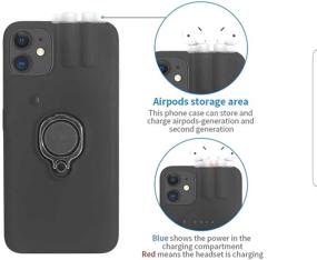 img 2 attached to Mercch AirPod Charging Storage Kickstand Cell Phones & Accessories in Cases, Holsters & Clips