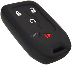 img 2 attached to 🔑 GMC Sierra 2020 2021 HYQ1AA Silicone Key Fob Cover: Enhanced Remote Protection