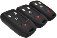 🔑 gmc sierra 2020 2021 hyq1aa silicone key fob cover: enhanced remote protection logo