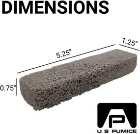 img 2 attached to Pumie Scouring Stick, 6 Pack - US Pumice - Dimensions: 5.75x1.25x0.75 inches - Heavy Duty (6)