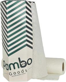 img 4 attached to 🌿 Pamboo Goods: Reusable Bamboo Paper Towels/Wipes - Save Money, Storage Space and Towel Holder - Sustainable Eco-Friendly Kitchen Towels, 40 Sheets = 40 Rolls