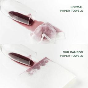 img 2 attached to 🌿 Pamboo Goods: Reusable Bamboo Paper Towels/Wipes - Save Money, Storage Space and Towel Holder - Sustainable Eco-Friendly Kitchen Towels, 40 Sheets = 40 Rolls