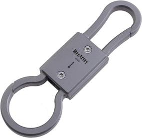 img 4 attached to MecArmy Titanium Anti Lost Keychain Carabiner