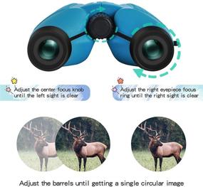 img 3 attached to 👁️ Aurosports Binoculars for Kids 5-7 Years Old: Perfect Bird Watching & Outdoor Exploring Toys for Boys and Girls, Compact & Fun Binocular with Strap - Great Gifts for Teens & Children 6-8 Years Old