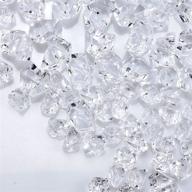 💎 1200 clear fake ice rocks diamond - 4.9 lbs crystals crushed gems for vase fillers, wedding decor, birthday decoration, favor table scatter - bymore logo