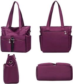 img 2 attached to Fabuxry Casual Handbags Shoulder Purses Women's Handbags & Wallets in Totes