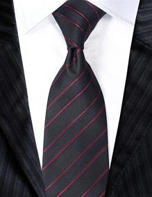 img 1 attached to 👔 Polyester Necktie with Microfiber Towergem Stripe Pattern - Men's Fashion Accessories