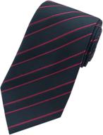 👔 polyester necktie with microfiber towergem stripe pattern - men's fashion accessories logo