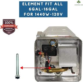 img 1 attached to 🔥 369 Замена части нагревательного элемента для водонагревателя RV - 120V 1440W с прокладкой для автофургонов Suburban, Atwood, Dometic и домиков на колесах для путешествий.