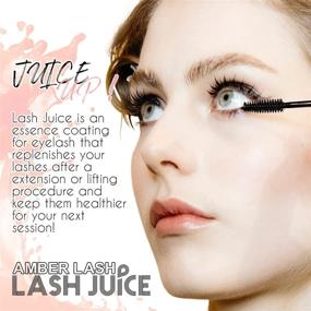 img 1 attached to 🌟 Lash Juice от Amber Lash: Прозрачная покрывающая эссенция для удлинения и поддержания здоровых наращенных ресниц, 15 мл