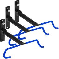 🚲 songmics bike rack garage: wall mount storage hanger with folding hooks (set of 3, black usbp003b03) logo