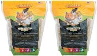 🐰 premium sunseed critter cubes food [set of 2] - nutritious diet for small animals - 2 pound size logo
