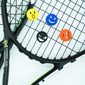 img 1 attached to 🎾 Tannius Tennis Racket Vibration Dampener - 10 Pack with 4 Unique Design Categories, Tennis Shock Absorber for Superior Court Performance - Ideal Tennis Gift