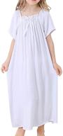 👗 booph toddler nightgown dress nightwear sleeve girls' clothing logo