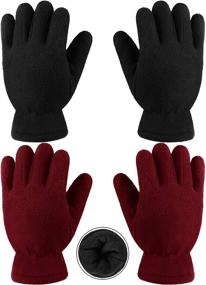 img 4 attached to Cooraby Mittens Outdoors Activities Supplies Boys' Accessories and Cold Weather