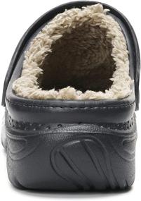 img 1 attached to 🎅 Eagsouni Christmas Slippers: Waterproof Outdoor Men's Shoes and Mules/Clogs - Keep Your Feet Warm and Dry!