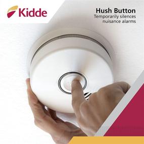 img 1 attached to 🚨 Enhanced Kidde Lithium Battery Powered Smoke Detector - Interconnectable Smoke Alarm with Voice Alert and Smoke Detection