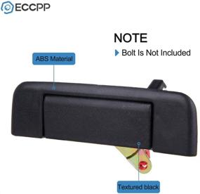 img 1 attached to 🚪 ECCPP Exterior Outside Tailgate Door Handle for 1989-1995 Toyota Pickup - Black