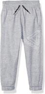 reebok toddler active jogger heather boys' clothing : active логотип