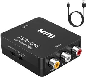 img 4 attached to 🔌 Преобразователь RCA в HDMI: Улучшите звуковой и видеоопыт для телевизора, видеомагнитофона, ретро-игр и многого другого