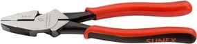 img 1 attached to 9.5-inch High Leverage Lineman's Pliers: Superior Strength for Electricians and Cutting Tasks