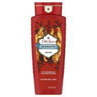 мужское средство для душа old spice с ароматом дикого медведя, 16 унции, красное, различная упаковка логотип