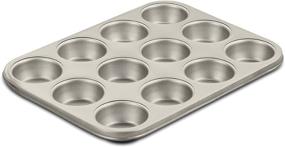 img 1 attached to 🧁 Cuisinart Chef's Classic Нержавеющие формочки для выпечки 12 штук, Шампань - идеальная форма для вкусных кекcов!