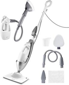 img 3 attached to 🧼 LIGHT 'N' EASY Multi-Functional Steam Mop Steamer for Cleaning Hardwood Floors, Tiles, Grout, Laminate, and Ceramic - 7688ANW (White)