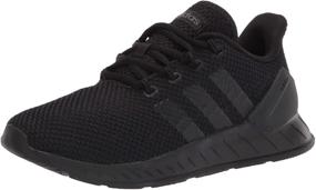 img 4 attached to Stylish Adidas Unisex Youth Questar Black White Girls' Athletic Shoes for Performance and Comfort