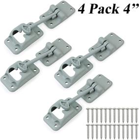 img 4 attached to Leisure Coachworks 4-Pack Grey RV T-Style Door Holder Catch 4&#34