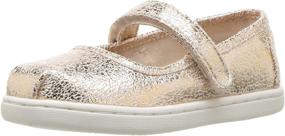 img 4 attached to 🎀 Туфли для девочек TOMS Kids Iridescent Mary Jane