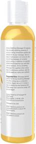 img 1 attached to 💆 Now Solutions Arnica Soothing Massage Oil: Relieve, Heal, and Calm Sore, Achy Muscles with this 8-Ounce Therapeutic Solution